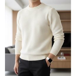 Pull Homme Col Rond Texturé...