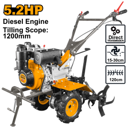 Motoculteur Diesel 4,05 kW...