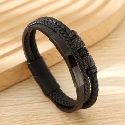 Bracelet Homme Multi-Rangs...