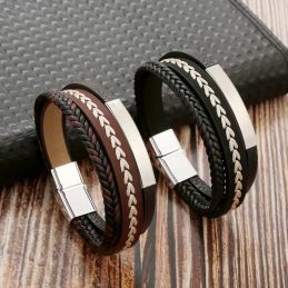Bracelet Homme Multi-Rangs...