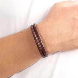 Bracelet Homme Multi-Rangs...