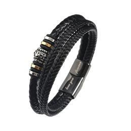 Bracelet Homme Multi-Rangs...