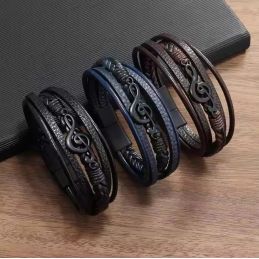 Bracelet Homme Multi-Rangs...