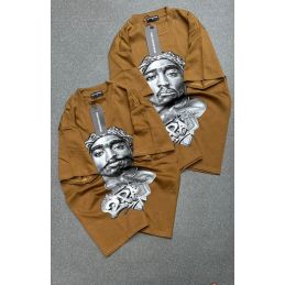 T-shirt oversize imprimé...