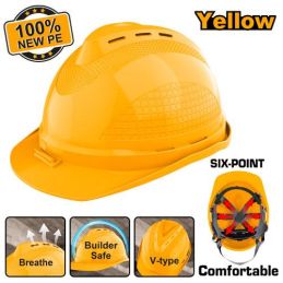 Casque de Chantier Jaune en...