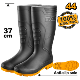 Botte en PVC Noire Sans...