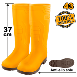Botte en PVC Jaune Sans...