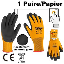 Gant Nitrile Grivé...