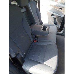 Housse de siège Toyota Prado 150 (simili cuir + tissu, Premium