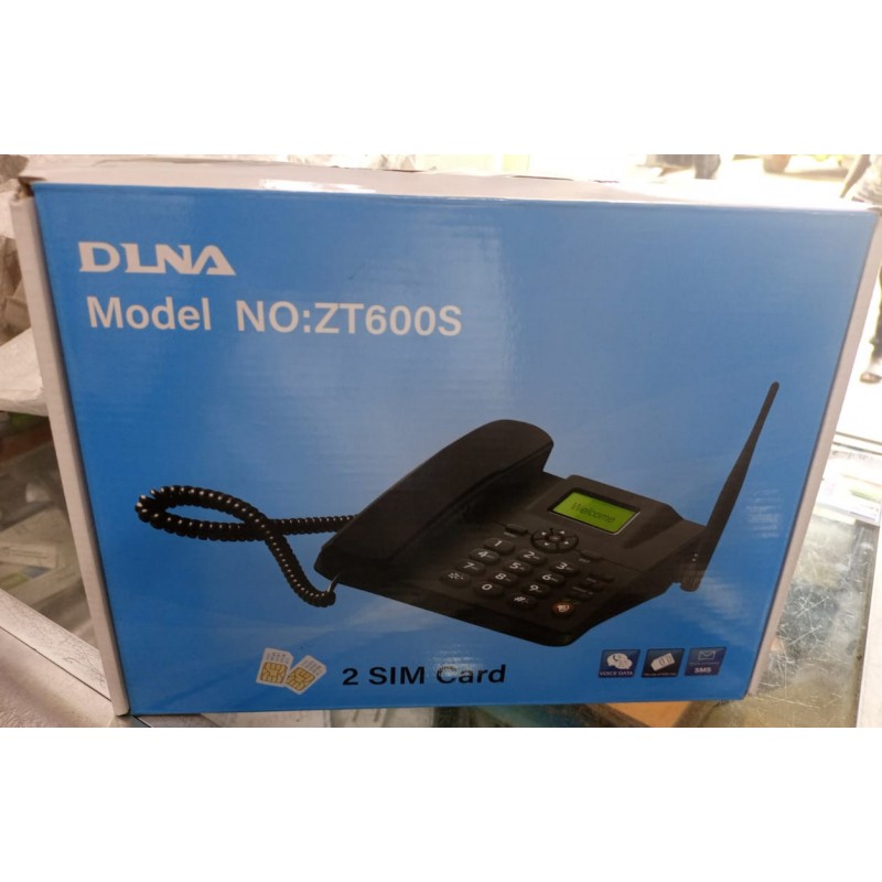 Vente Téléphone fixe 2 puces sans fil DLNA ZT600S en Côte d'Ivoire