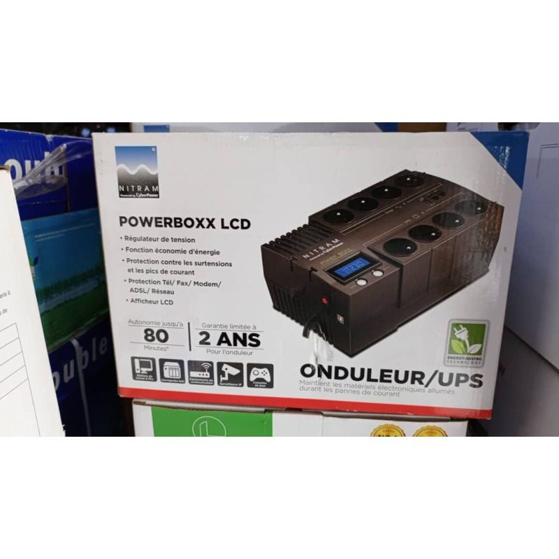 Vente Onduleur Nitram Power Boxx 700VA PB700LCD en Côte d'Ivoire