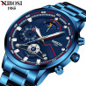 Montre Homme NIBOSI 2503 Bleu