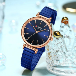 Montre Femme Curren 9081 Bleu