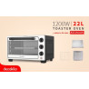 Four grille-pain électrique 1200W /22 L