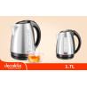 Bouilloire électrique en acier inoxydable 1.7L