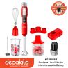 Mixeur à main sans fil 16V avec bol, batterie, chargeur et accessoires