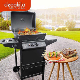 Barbecue à gaz 2 bruleurs 8 kW