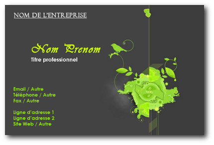 Carte de visite 101