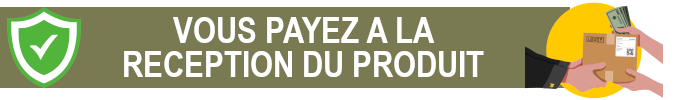 Paiement à la réception du produit