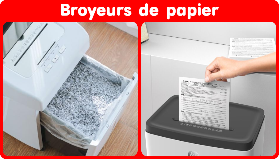 Broyeurs de papier