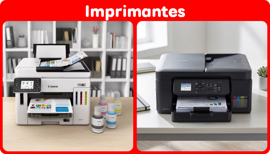 Imprimantes HP, Canon, Epson, Casio, Zébra