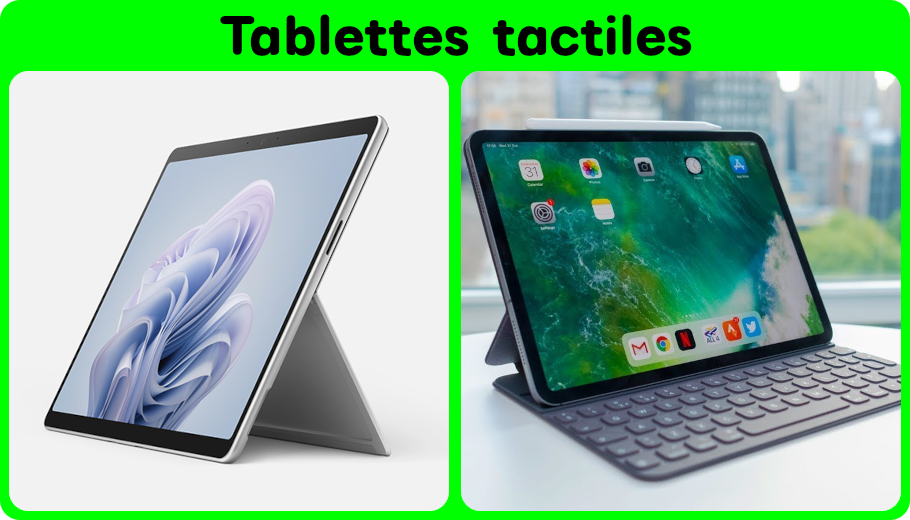 Tablettes tactiles