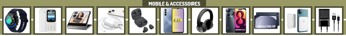 Vente de mobiles & accessoires