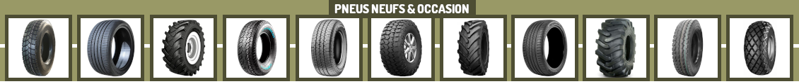 Vente de pneus neufs et d’occasion (-30%)