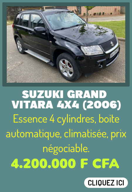 Vente Suzuki Grand Vitara 4X4 (2006)