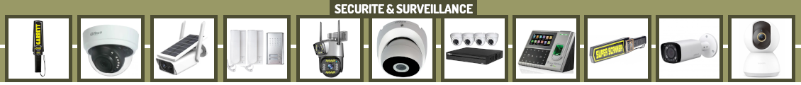 Vente de matériel de sécurité et surveillance