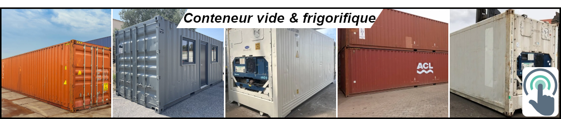 Conteneur vide & frigorifique